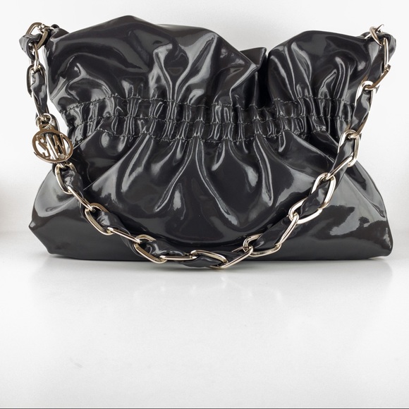 Stuart Weitzman Patent Leather Shoulder Bag - Picture 1 of 16